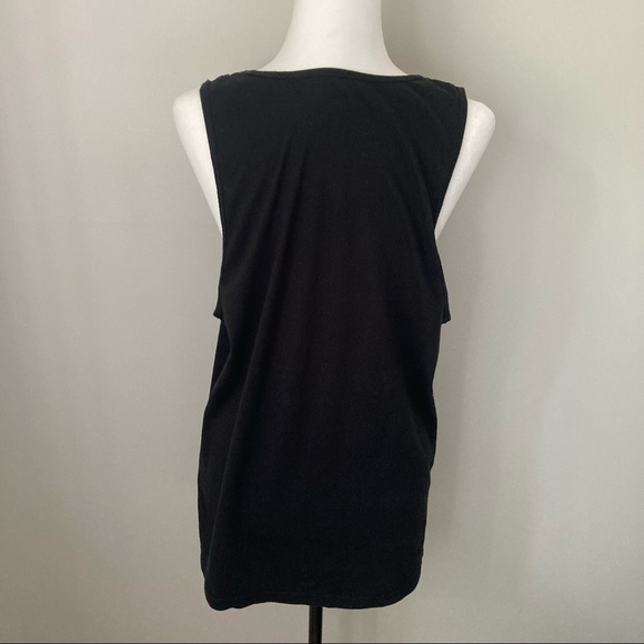 Levi’s Black & Yellow Graphic Tank Long Medium - Picture 3 of 7